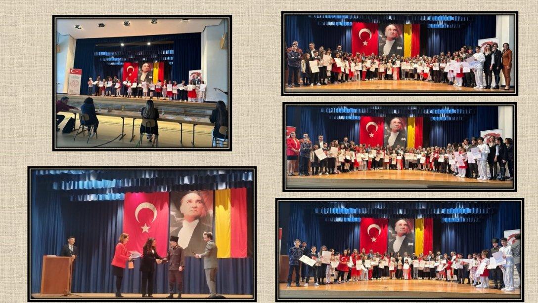 İstiklal Marşımızı Güzel Okuma Yarışması Finali'ni Başkonsolosumuz Sayın Makbule Koçak Kaçar ve Eğitim Ataşemiz Fatih Burak Mermer'in katılımıyla gerçekleştirdik.