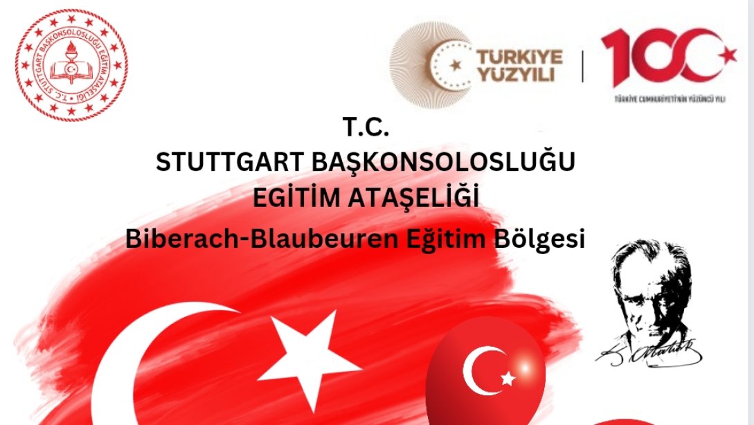 Blaubeuren Eğitim Bölgesi 23 Nisan Ulusal Egemenlik ve Çocuk Bayramı Kutlama Programı