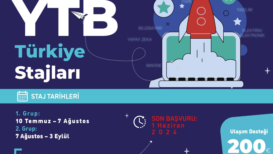 YTB Türkiye Stajları Tanıtım Programları başlıyor!
