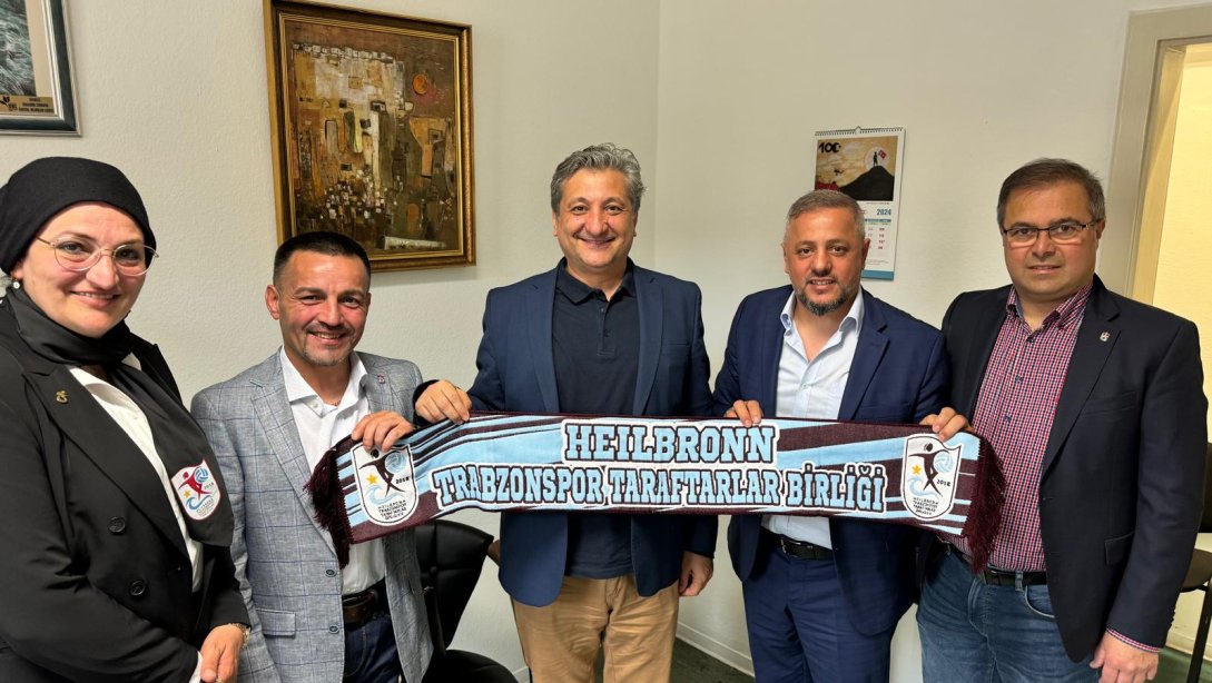 Heilbronn Trabzonspor Taraftarlar Birliği'nin Eğitim Ataşemizi ziyareti