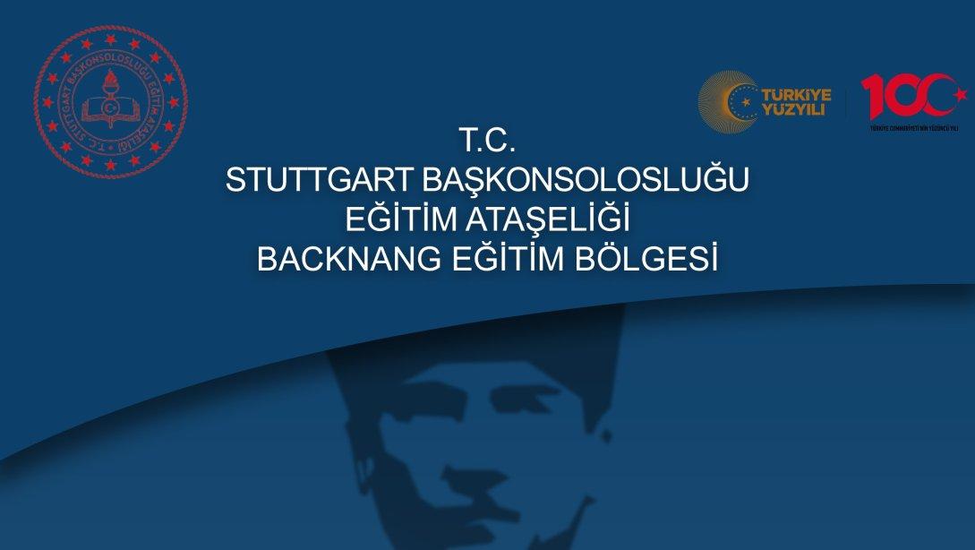 Backnang Eğitim Bölgesi tarafından 19 Mayıs Atatürk'ü Anma Gençlik ve Spor Bayramı etkinlikleri kapsamında düzenlenen yarışmalar