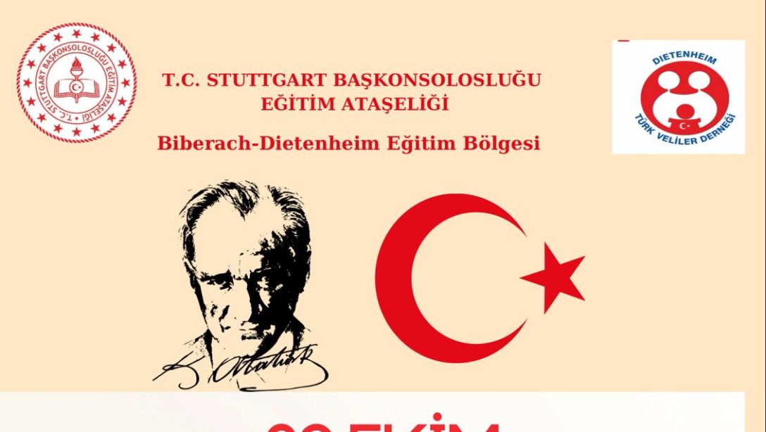 Dietenheim Bölgesi 29 Ekim Cumhuriyet Bayramı Programı