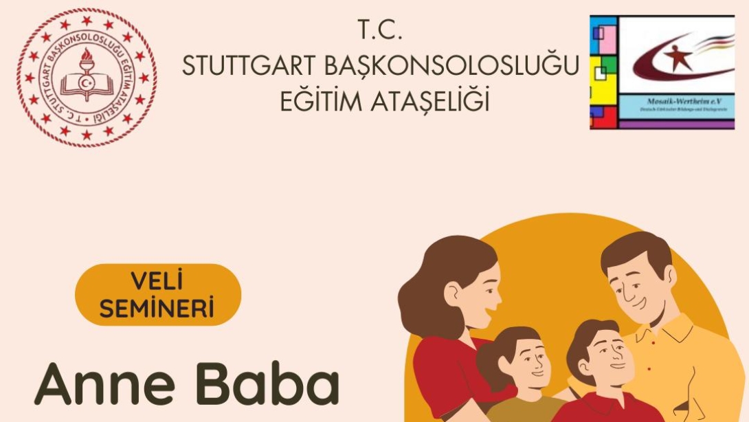''Anne Baba Tutumları'' konulu seminere bütün velilerimizi davet ederiz.