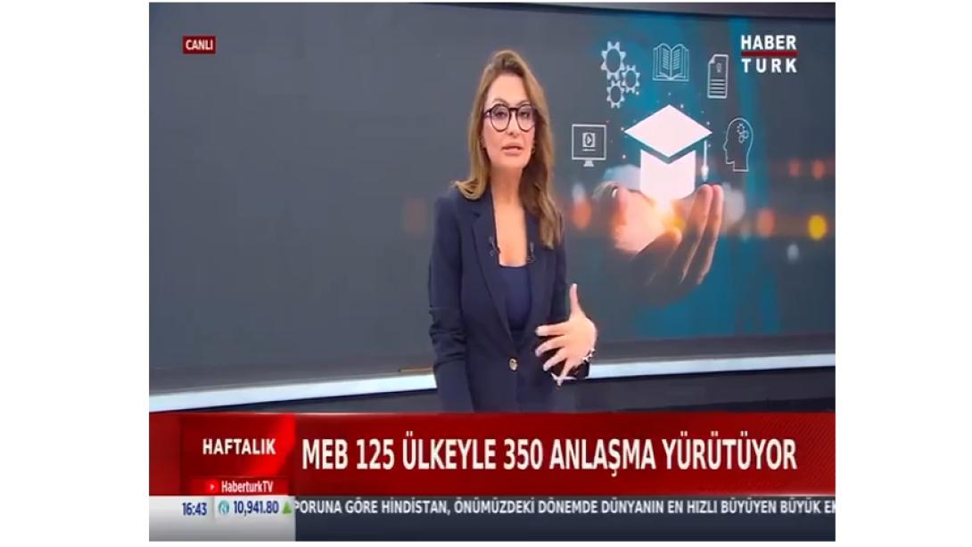 Milli Eğitim Bakanlığımız 125 ülke ile 350 eğitim anlaşması yürütüyor.